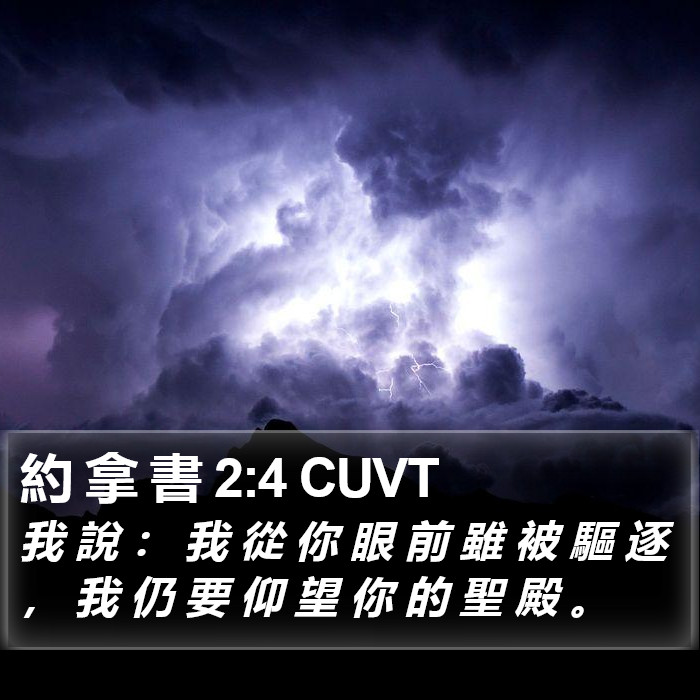 約 拿 書 2:4 CUVT Bible Study