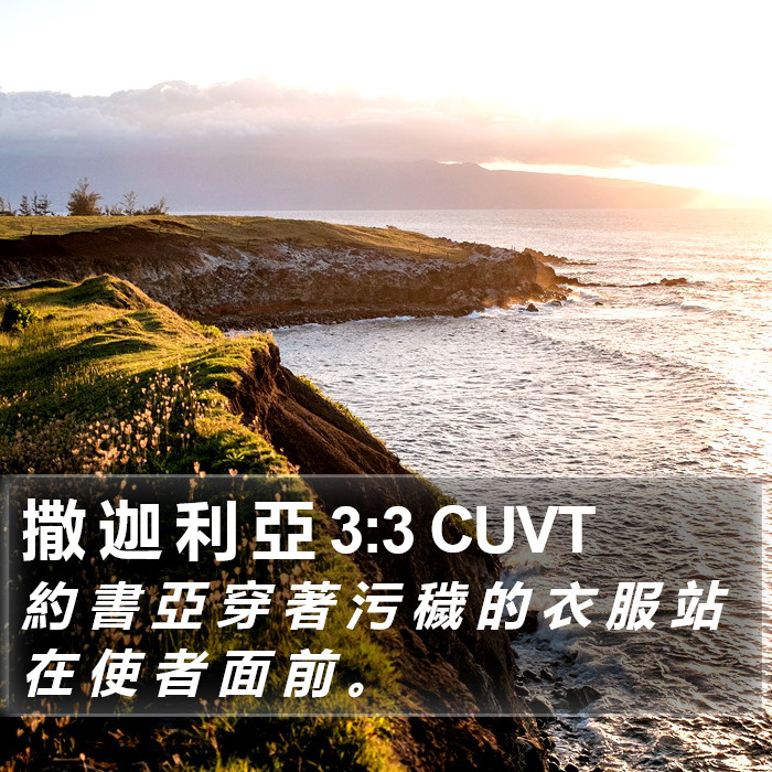 撒 迦 利 亞 3:3 CUVT Bible Study