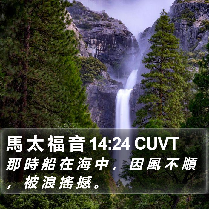 馬 太 福 音 14:24 CUVT Bible Study