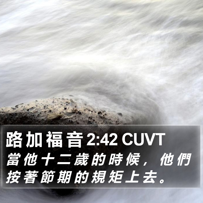 路 加 福 音 2:42 CUVT Bible Study