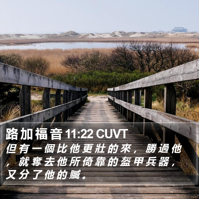 路 加 福 音 11:22 CUVT Bible Study