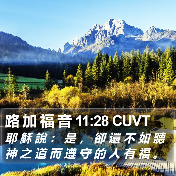 路 加 福 音 11:28 CUVT Bible Study