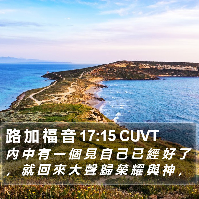 路 加 福 音 17:15 CUVT Bible Study