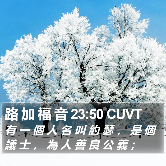 路 加 福 音 23:50 CUVT Bible Study