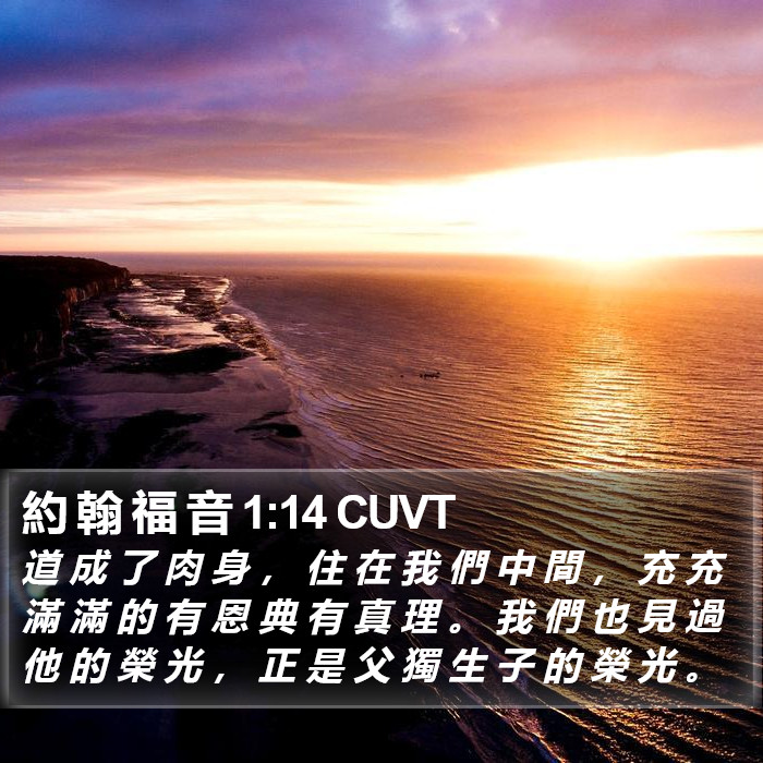 約 翰 福 音 1:14 CUVT Bible Study