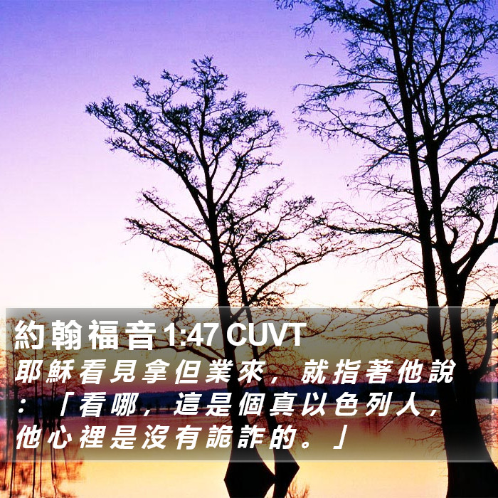 約 翰 福 音 1:47 CUVT Bible Study