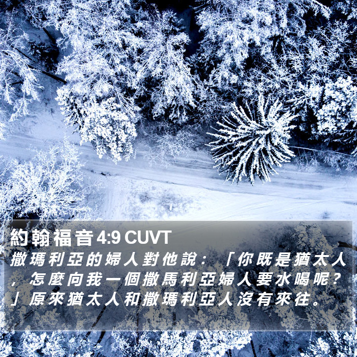 約 翰 福 音 4:9 CUVT Bible Study