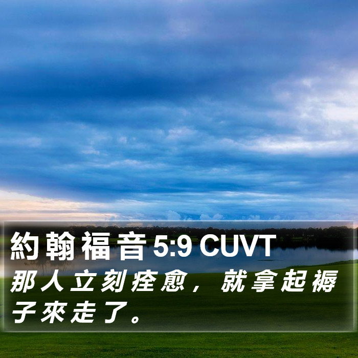 約 翰 福 音 5:9 CUVT Bible Study