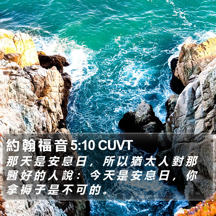 約 翰 福 音 5:10 CUVT Bible Study