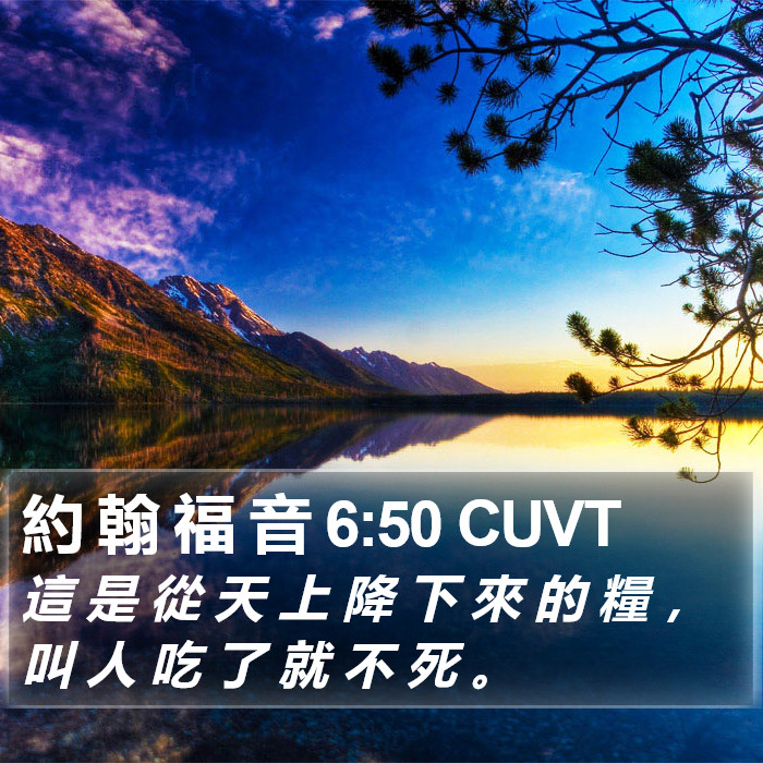 約 翰 福 音 6:50 CUVT Bible Study