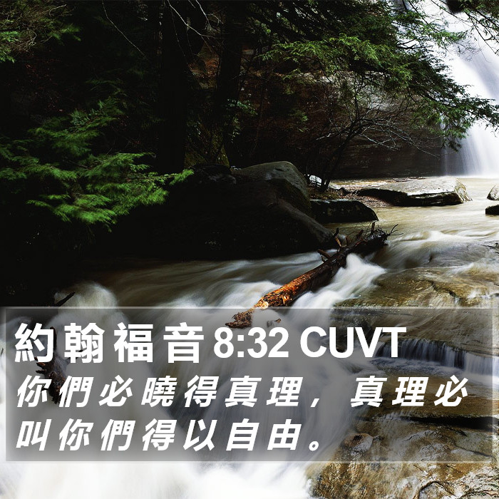 約 翰 福 音 8:32 CUVT Bible Study