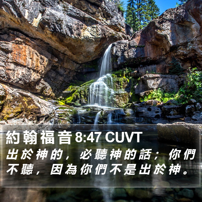 約 翰 福 音 8:47 CUVT Bible Study