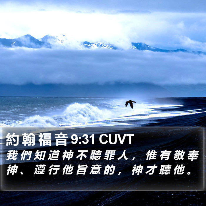 約 翰 福 音 9:31 CUVT Bible Study