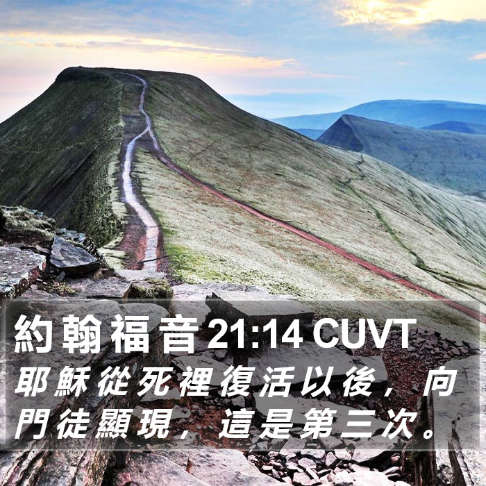 約 翰 福 音 21:14 CUVT Bible Study