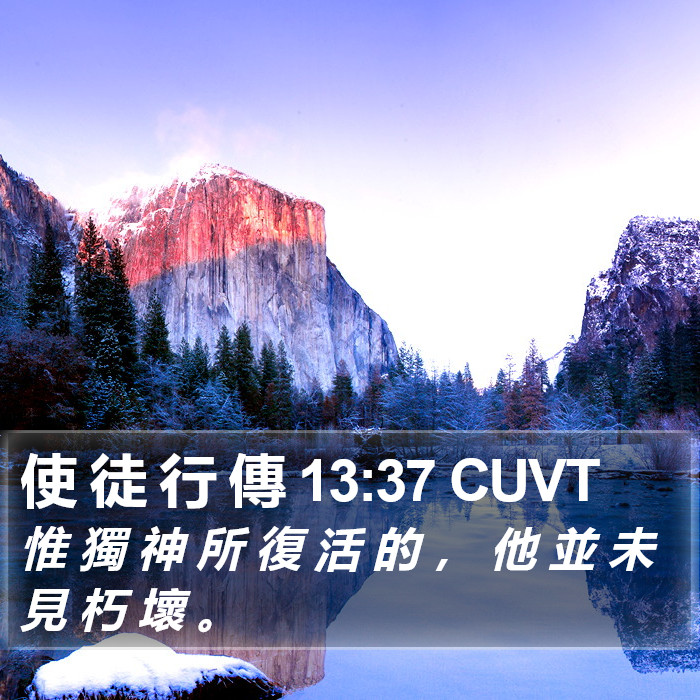 使 徒 行 傳 13:37 CUVT Bible Study
