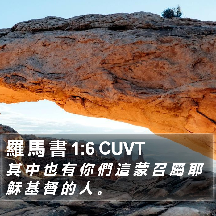 羅 馬 書 1:6 CUVT Bible Study