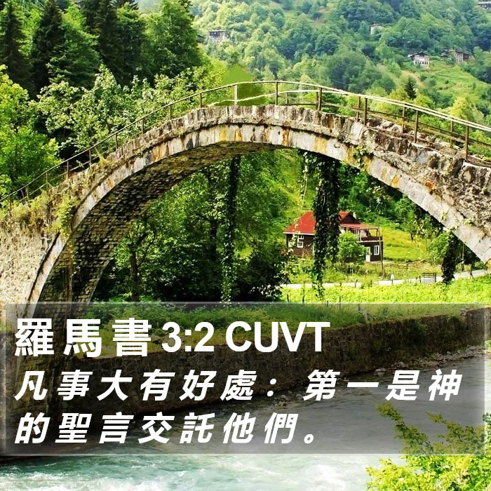 羅 馬 書 3:2 CUVT Bible Study