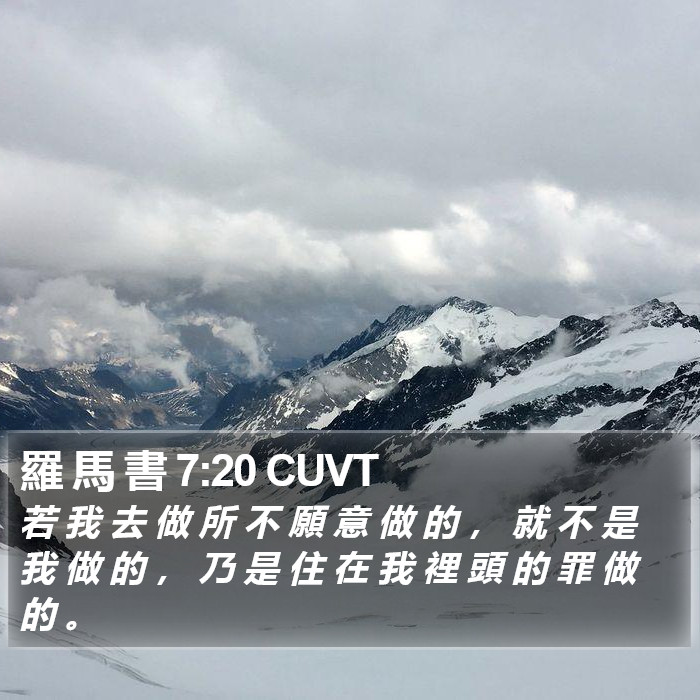 羅 馬 書 7:20 CUVT Bible Study