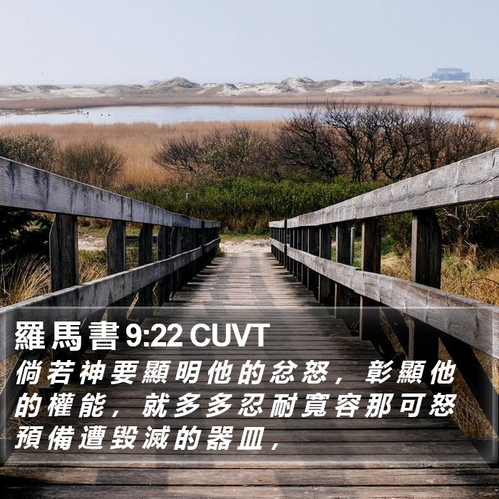 羅 馬 書 9:22 CUVT Bible Study