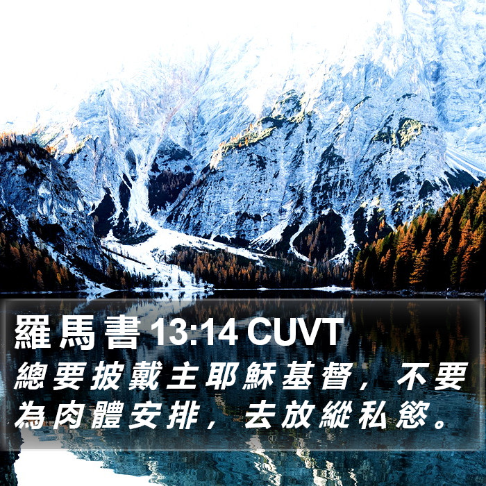 羅 馬 書 13:14 CUVT Bible Study