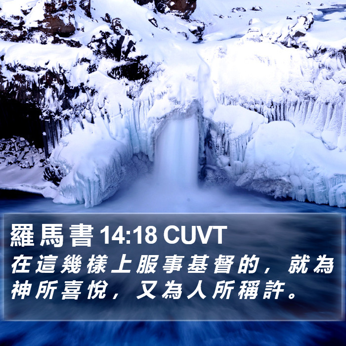 羅 馬 書 14:18 CUVT Bible Study