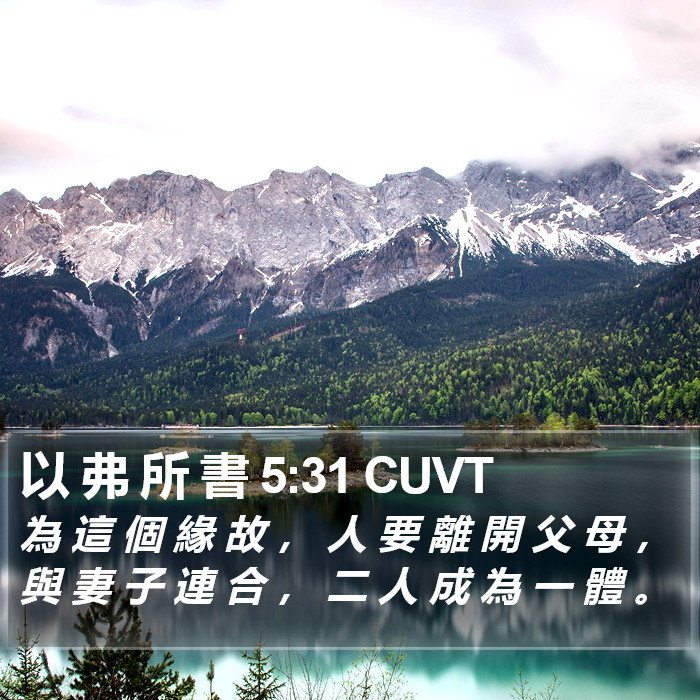 以 弗 所 書 5:31 CUVT Bible Study