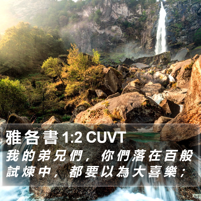 雅 各 書 1:2 CUVT Bible Study