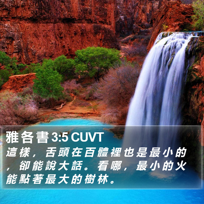 雅 各 書 3:5 CUVT Bible Study