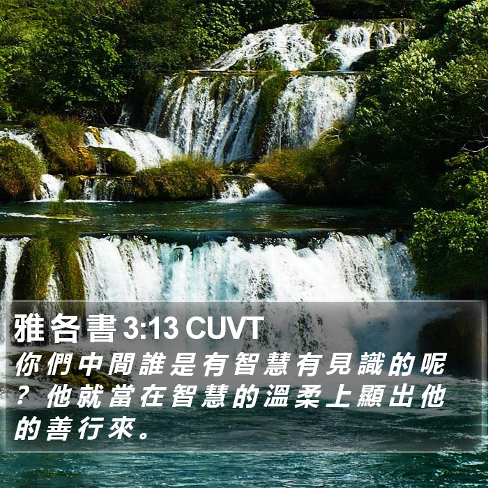 雅 各 書 3:13 CUVT Bible Study