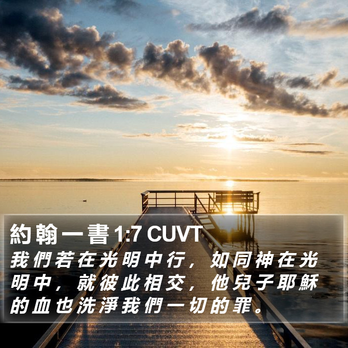 約 翰 一 書 1:7 CUVT Bible Study