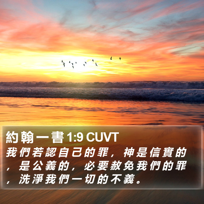 約 翰 一 書 1:9 CUVT Bible Study