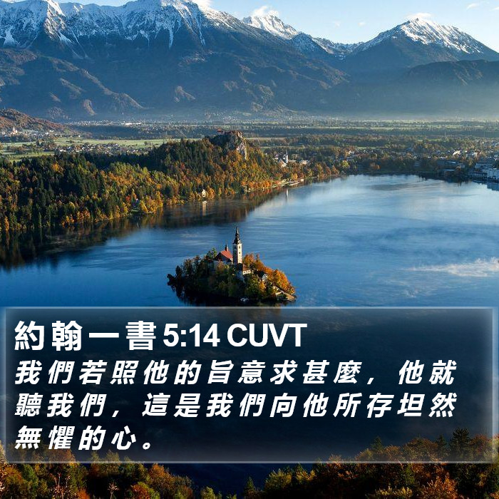 約 翰 一 書 5:14 CUVT Bible Study