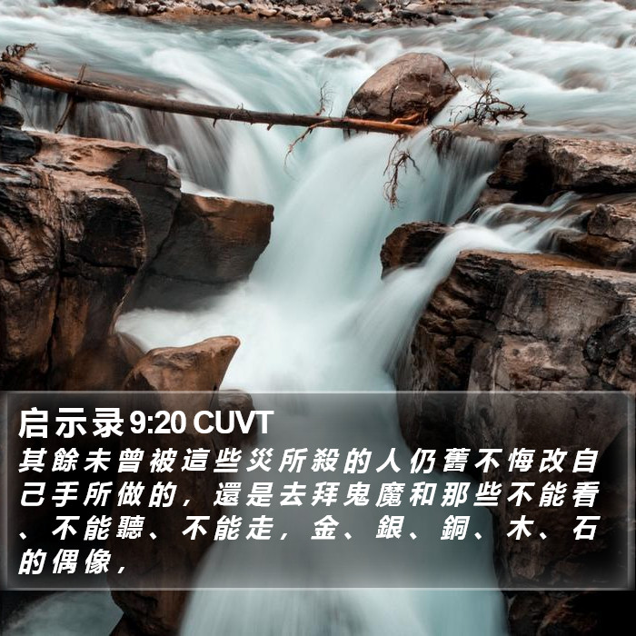 启 示 录 9:20 CUVT Bible Study