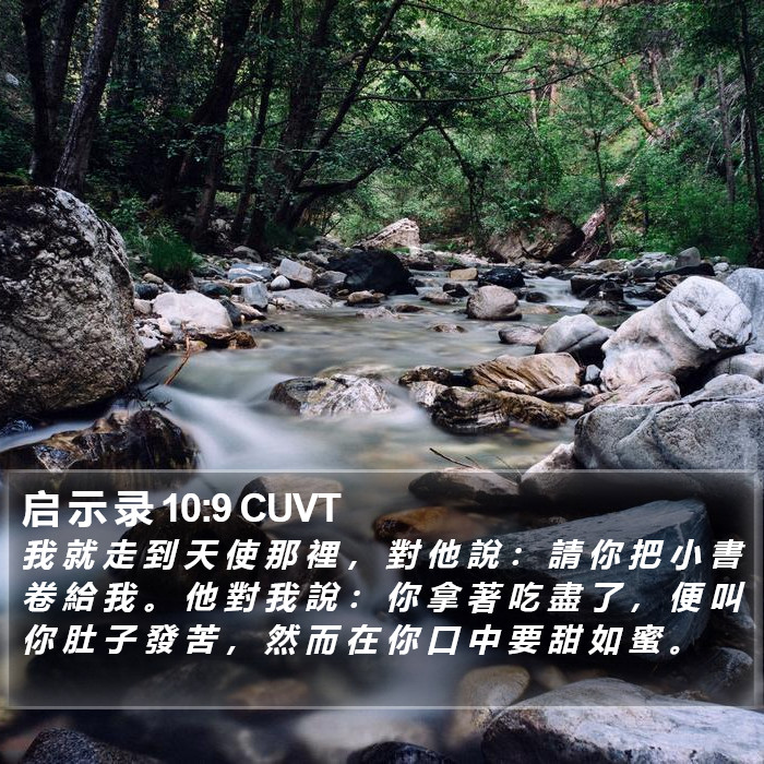 启 示 录 10:9 CUVT Bible Study