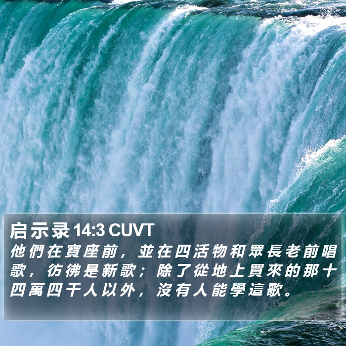 启 示 录 14:3 CUVT Bible Study