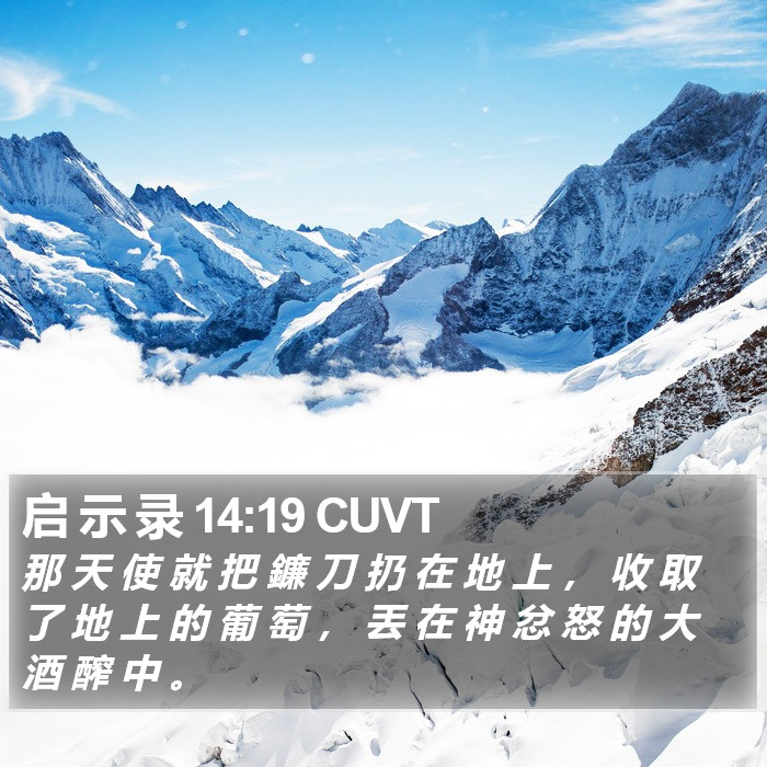 启 示 录 14:19 CUVT Bible Study