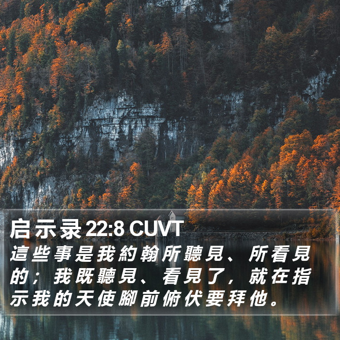 启 示 录 22:8 CUVT Bible Study